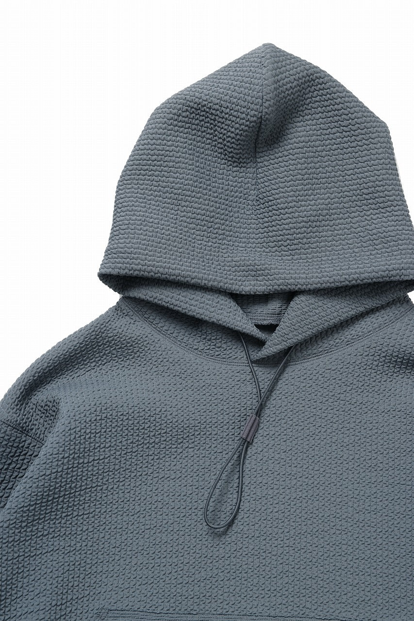 D-VEC WAFFLE KNIT PARKA (SEA SPRAY)