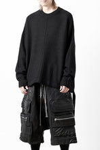 画像をギャラリービューアに読み込む, D-VEC FISHERMANS KNIT CREW (BLACK)【2024AW PRE SALE】