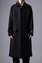 画像をギャラリービューアに読み込む, N/07 exclusive MAC COAT &quot;外套&quot; / VIRGIN WOOL MELTON (BLACK)