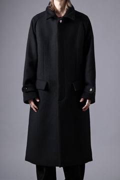 画像をギャラリービューアに読み込む, N/07 exclusive MAC COAT &quot;外套&quot; / VIRGIN WOOL MELTON (BLACK)