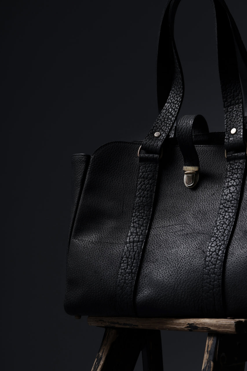 ierib exclusive Roth Bag / Wild Boar Leather (BLACK)