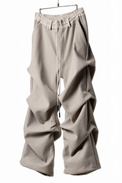 画像をギャラリービューアに読み込む, A.F ARTEFACT EXTREME WIDE BAGGY PANTS / KNIT JERSEY (BEIGE)