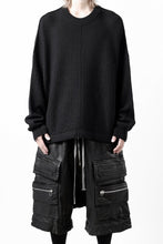 画像をギャラリービューアに読み込む, D-VEC FISHERMANS KNIT CREW (BLACK)【2024AW PRE SALE】