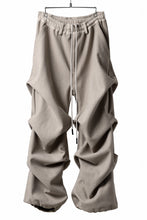 Load image into Gallery viewer, A.F ARTEFACT TUCK VOLUME BAGGY PANTS / PEs KNIT JERSEY (BEIGE)