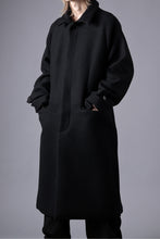 画像をギャラリービューアに読み込む, N/07 exclusive MAC COAT &quot;外套&quot; / VIRGIN WOOL MELTON (BLACK)