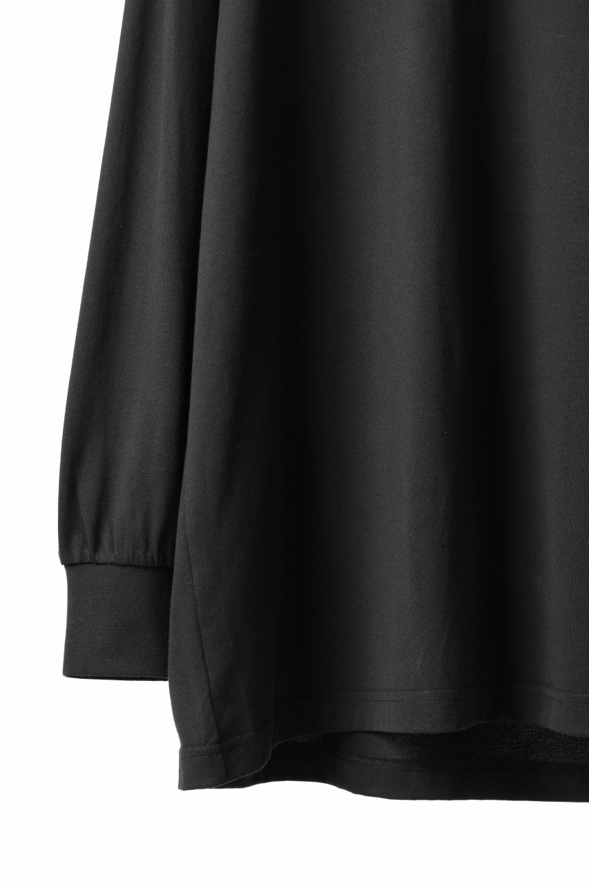 Y-3 Yohji Yamamoto MOCK NECK L/S TEE / BETTER SCJ (BLACK)