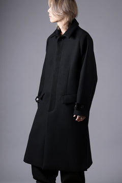 画像をギャラリービューアに読み込む, N/07 exclusive MAC COAT &quot;外套&quot; / VIRGIN WOOL MELTON (BLACK)