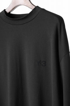 画像をギャラリービューアに読み込む, Y-3 Yohji Yamamoto MOCK NECK L/S TEE / BETTER SCJ (BLACK)