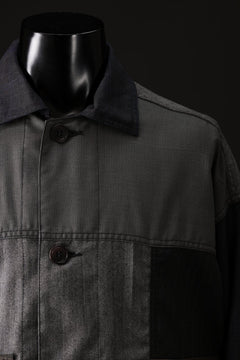 Load image into Gallery viewer, CHANGES REMAKE WOOL SHIRT BLOUSON (MULTI)