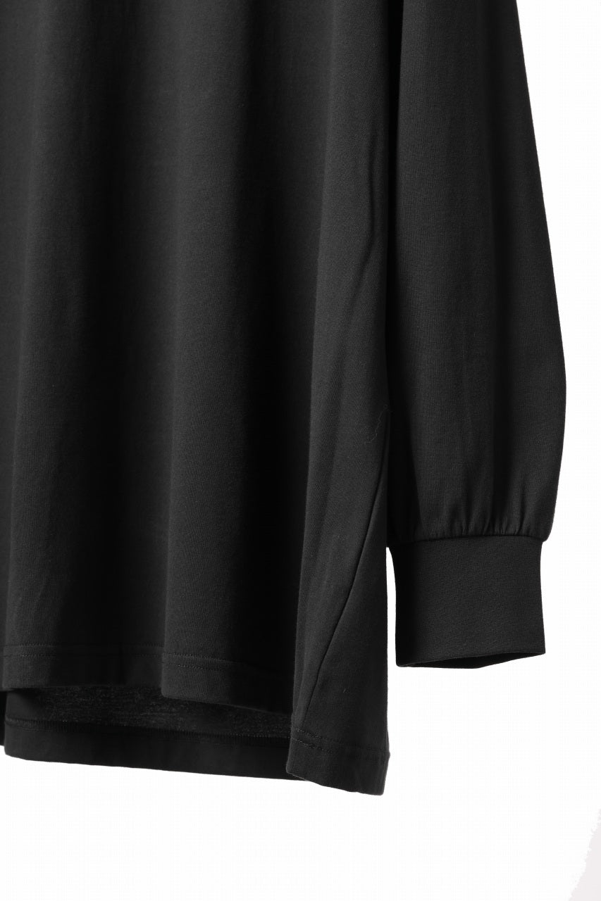 Y-3 Yohji Yamamoto MOCK NECK L/S TEE / BETTER SCJ (BLACK)