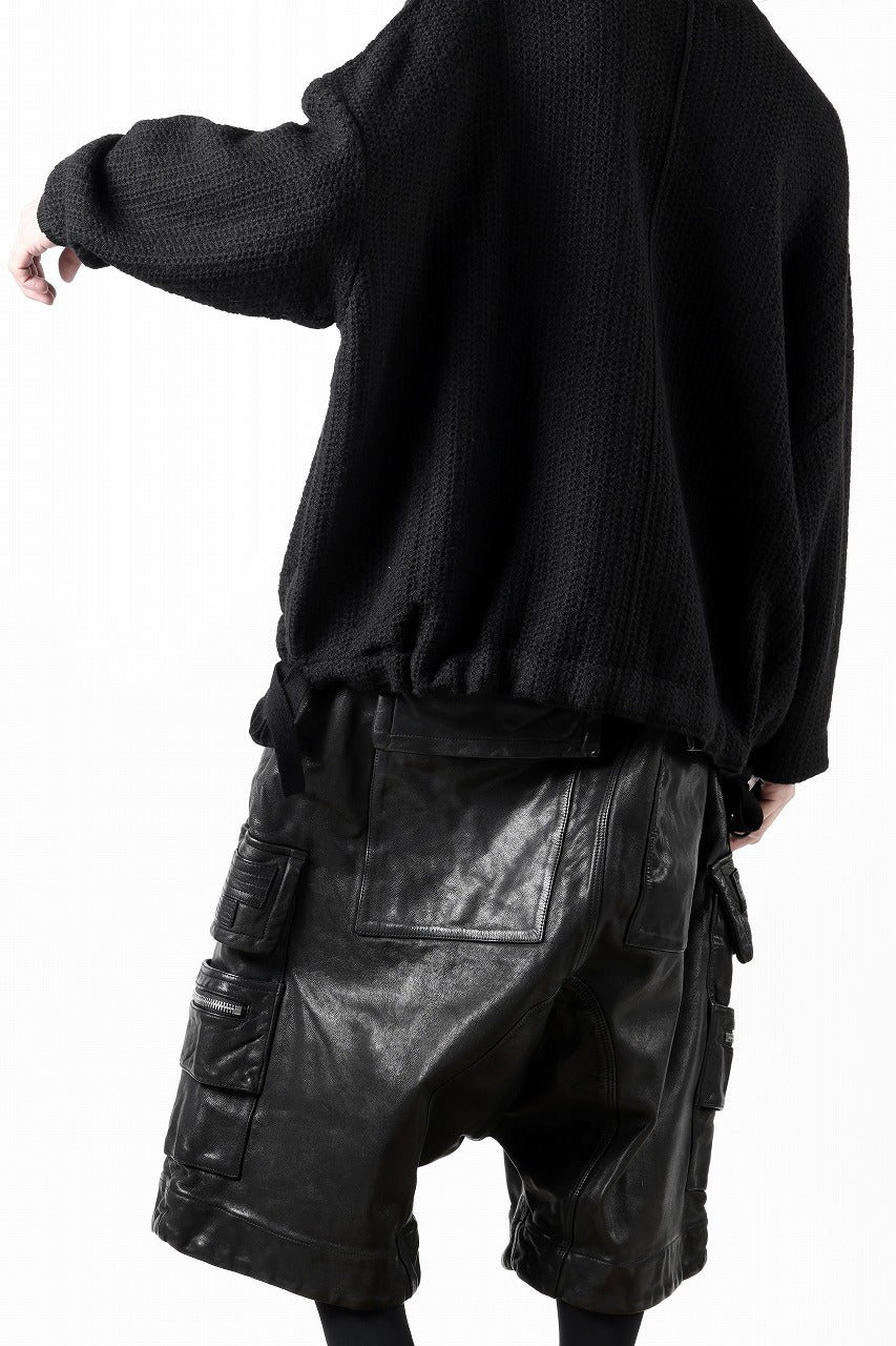 D-VEC FISHERMANS KNIT CREW (BLACK)【2024AW PRE SALE】