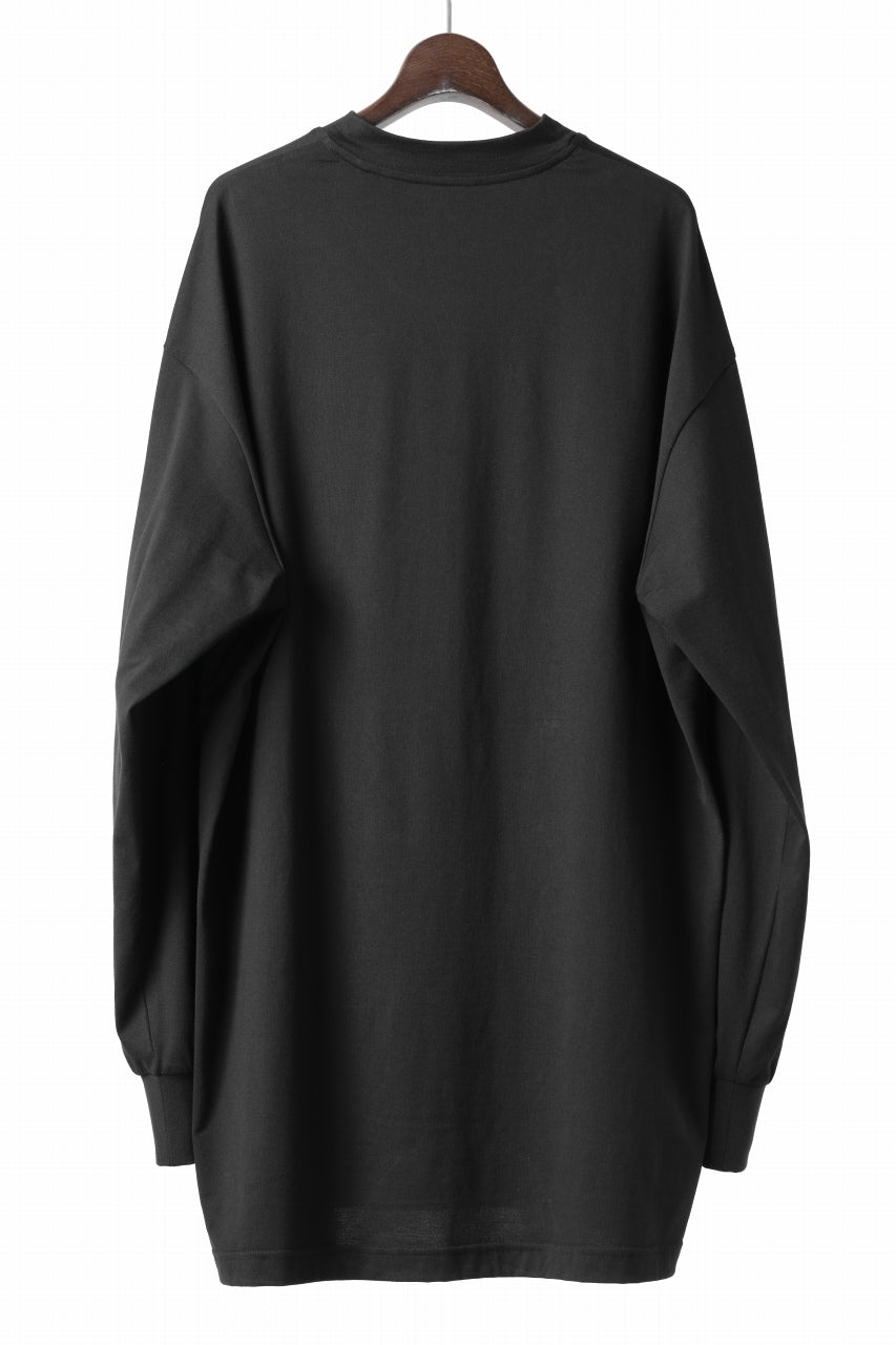 画像をギャラリービューアに読み込む, Y-3 Yohji Yamamoto MOCK NECK L/S TEE / BETTER SCJ (BLACK)