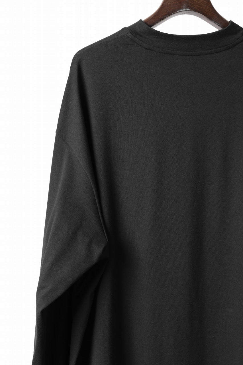 Y-3 Yohji Yamamoto MOCK NECK L/S TEE / BETTER SCJ (BLACK)