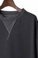 画像をギャラリービューアに読み込む, Y-3 Yohji Yamamoto Y GAZETTE L/S TOPS / RE;PEs + WOOL JERSEY (BLACK)