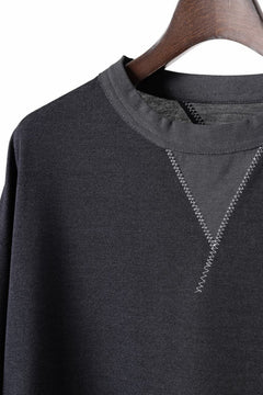 Load image into Gallery viewer, Y-3 Yohji Yamamoto Y GAZETTE L/S TOPS / RE;PEs + WOOL JERSEY (BLACK)