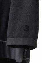 Load image into Gallery viewer, Y-3 Yohji Yamamoto Y GAZETTE L/S TOPS / RE;PEs + WOOL JERSEY (BLACK)