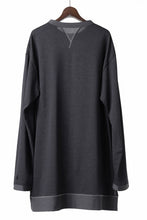 画像をギャラリービューアに読み込む, Y-3 Yohji Yamamoto Y GAZETTE L/S TOPS / RE;PEs + WOOL JERSEY (BLACK)