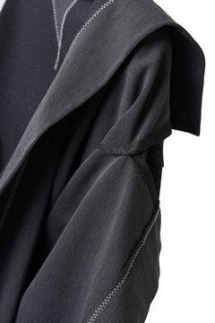 Load image into Gallery viewer, Y-3 Yohji Yamamoto Y GAZETTE L/S TOPS / RE;PEs + WOOL JERSEY (BLACK)