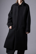 画像をギャラリービューアに読み込む, N/07 exclusive MAC COAT &quot;外套&quot; / VIRGIN WOOL MELTON (BLACK)