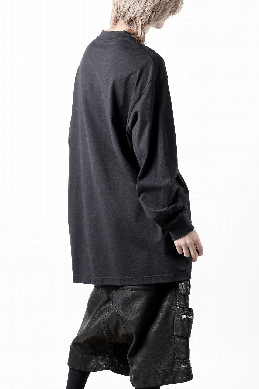 Y-3 Yohji Yamamoto MOCK NECK L/S TEE / BETTER SCJ (BLACK)