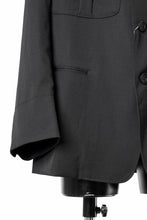 Load image into Gallery viewer, Y&#39;s for men Z ACTION PLEATS JACKET / WRINKLED GABARDINE (BLACK)