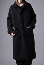 画像をギャラリービューアに読み込む, N/07 exclusive MAC COAT &quot;外套&quot; / VIRGIN WOOL MELTON (BLACK)