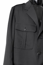 Load image into Gallery viewer, Y&#39;s for men Z ACTION PLEATS JACKET / WRINKLED GABARDINE (BLACK)