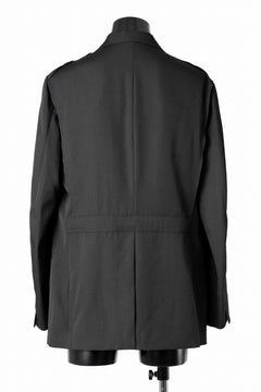 Load image into Gallery viewer, Y&#39;s for men Z ACTION PLEATS JACKET / WRINKLED GABARDINE (BLACK)