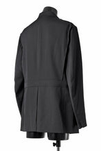 Load image into Gallery viewer, Y&#39;s for men Z ACTION PLEATS JACKET / WRINKLED GABARDINE (BLACK)