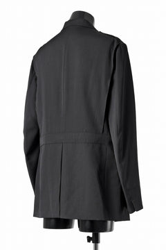 画像をギャラリービューアに読み込む, Y&#39;s for men Z ACTION PLEATS JACKET / WRINKLED GABARDINE (BLACK)