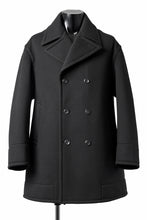 Load image into Gallery viewer, th products Marine Over Coat / active setter tweed knit (black)