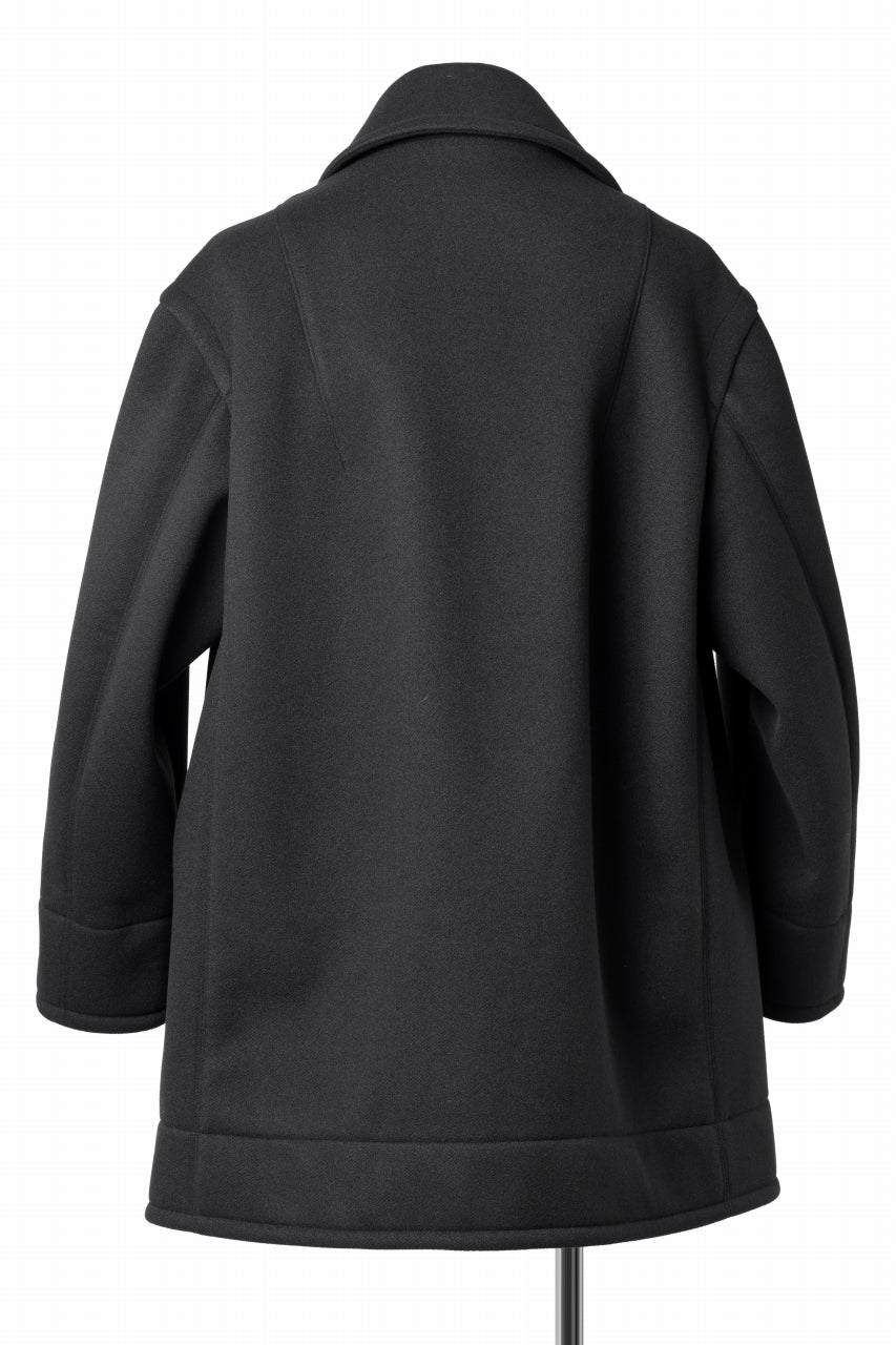 Load image into Gallery viewer, th products Marine Over Coat / active setter tweed knit (black)