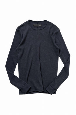 A.F ARTEFACT REGULAR FIT TOP / WAFFLE KNIT JERSEY (CHARCOAL)