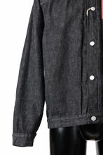 画像をギャラリービューアに読み込む, FULLCOUNT Type 1 Black Denim Jacket / 13.7oz Zimbabwe Selvedge Denim (BLACK)