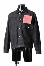 画像をギャラリービューアに読み込む, FULLCOUNT Type 1 Black Denim Jacket / 13.7oz Zimbabwe Selvedge Denim (BLACK)