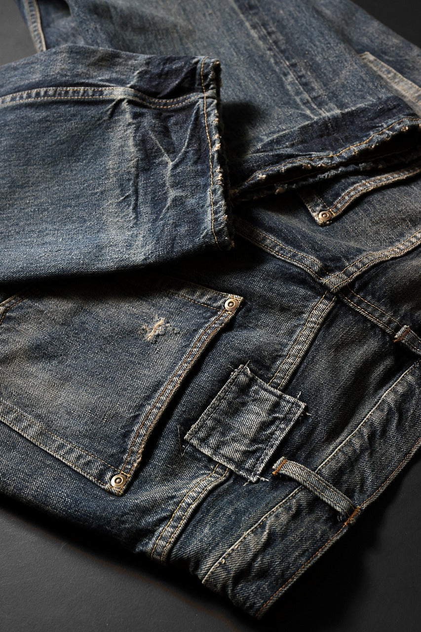 Load image into Gallery viewer, MADNESS AGING DENIM PANTS . M2 REGULAR (INDIGO)