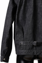 画像をギャラリービューアに読み込む, FULLCOUNT Type 1 Black Denim Jacket / 13.7oz Zimbabwe Selvedge Denim (BLACK)