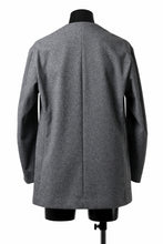 画像をギャラリービューアに読み込む, th products Collarless Jacket / active setter tweed knit (gray)