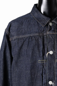 画像をギャラリービューアに読み込む, FULLCOUNT Type 1 Denim Jacket / 13.7oz Zimbabwe Selvedge Denim (INDIGO BLUE / ONE WASHED)