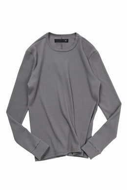 A.F ARTEFACT REGULAR FIT TOP / WAFFLE KNIT JERSEY (GREY)