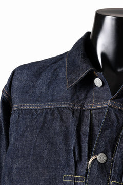 画像をギャラリービューアに読み込む, FULLCOUNT Type 1 Denim Jacket / 13.7oz Zimbabwe Selvedge Denim (INDIGO BLUE / ONE WASHED)