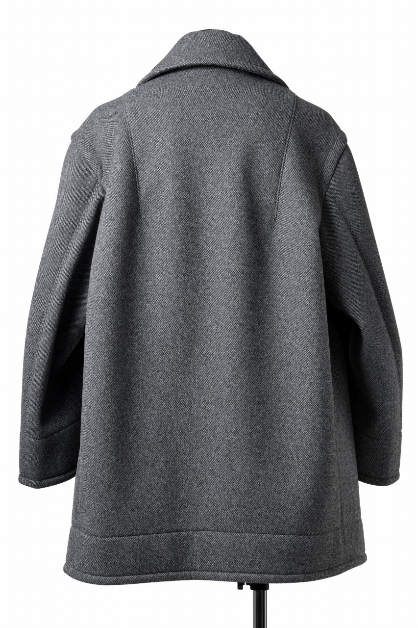 画像をギャラリービューアに読み込む, th products Marine Over Coat / active setter tweed knit (gray)