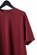 画像をギャラリービューアに読み込む, Y-3 Yohji Yamamoto RELAXED SHORT SLEEVE TEE / SJC (SHADOW RED)