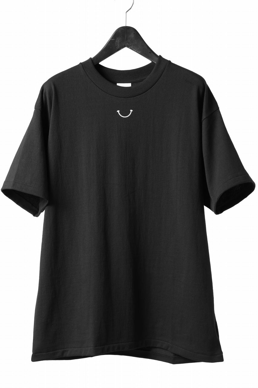 READYMADE SMILE & LOGO SHORT SLEEVE T-SHIRT (BLACK)