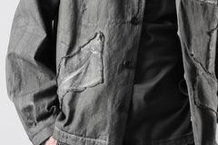 画像をギャラリービューアに読み込む, Professor.E AGED WORK JACKET (COLD DYED GREY)【26SS PRE SALE】