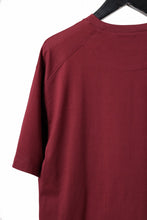 画像をギャラリービューアに読み込む, Y-3 Yohji Yamamoto RELAXED SHORT SLEEVE TEE / SJC (SHADOW RED)