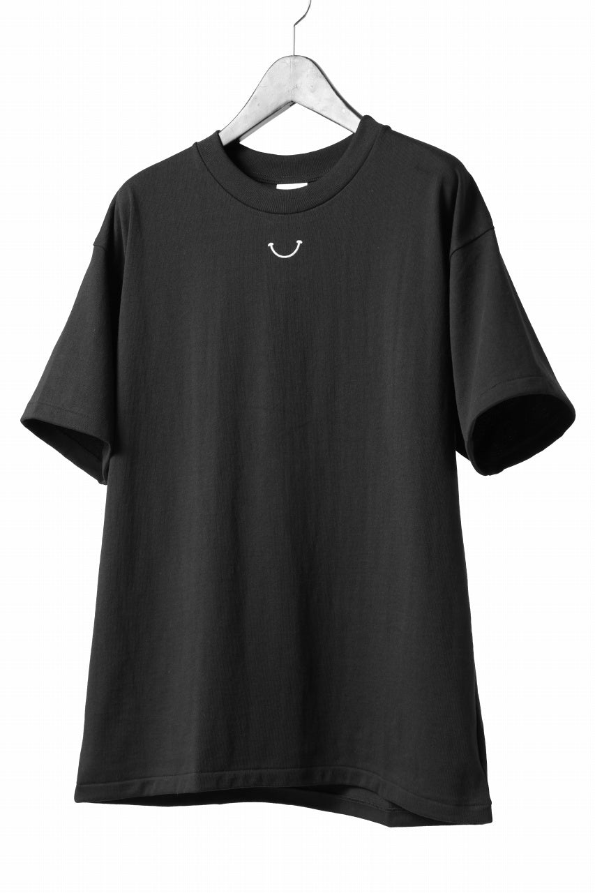 画像をギャラリービューアに読み込む, READYMADE SMILE &amp; LOGO SHORT SLEEVE T-SHIRT (BLACK)