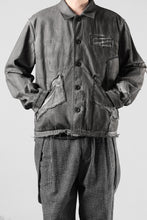 画像をギャラリービューアに読み込む, Professor.E AGED WORK JACKET (COLD DYED GREY)【26SS PRE SALE】