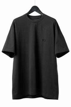 画像をギャラリービューアに読み込む, Y-3 Yohji Yamamoto RELAXED SHORT SLEEVE TEE / SJC (BLACK)