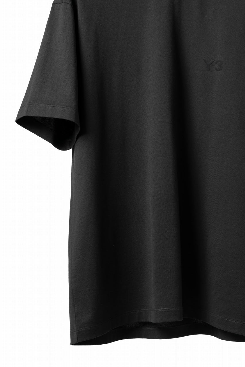 Y-3 Yohji Yamamoto RELAXED SHORT SLEEVE TEE / SJC (BLACK)